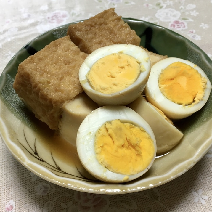 厚揚げと玉子の煮物